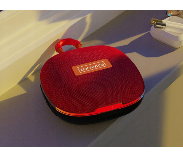 Zenwire Mały Głośnik Przenośny Bezprzewodowy MP3 13W Czerwony - 1604667 - zdjęcie 4